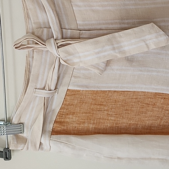 Anthropologie Ett TWA  100% Linen Wide Leg Pants Size 4 - Picture 7 of 16